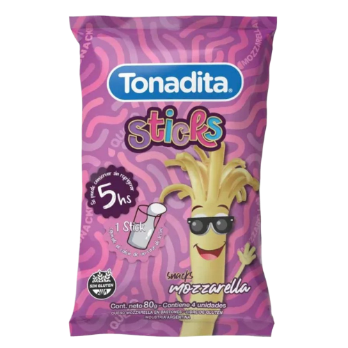 Sticks de mozzarella Tonadita
